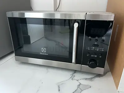 Electrolux stainless steel microwave oven - used, good condition