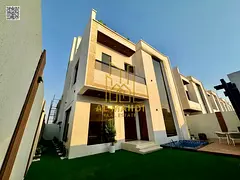 Villa for sale, including registration and ownership fees, with a private pool, rooftop terrace, 20-