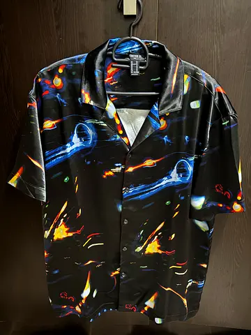 URGENT Forever 21 Medium Button Up with Graphic
