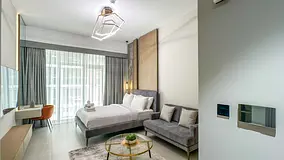 Modern Studio in JVC | Rooftop Pool & Gym Access