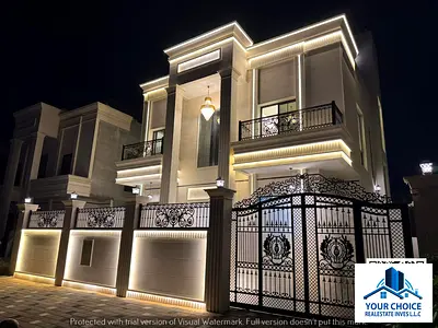 فيلا كلاسيك G+1+R للبيع بالحليو 1 🔥 واجهة حجر بالكامل 🏡 مواصفات الفيلا: ✔️ 6 غرف نوم ماستر ✔️ مساحة الأرض: 3014 ✔️ مساحة البناء: 3700 🔹 ال
