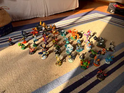 Collection of 40+ Skylanders figures - mixed characters, good condition (Sells as One Bundle)