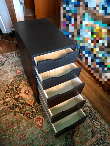 IKEA ALEX drawers Black