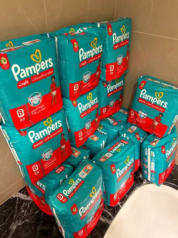 Bulk Pampers Disposable Diapers - Size 16 packs (26 pants for each)