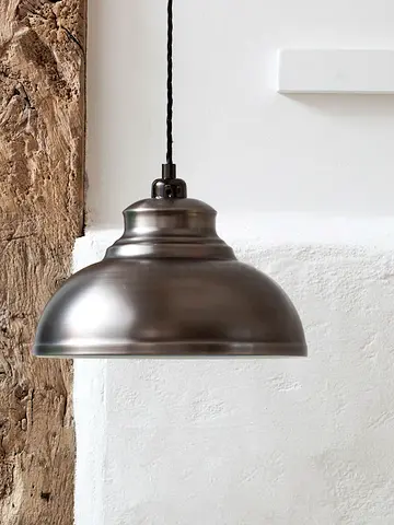 NEXT Pewter Grey Pendant lamps x2