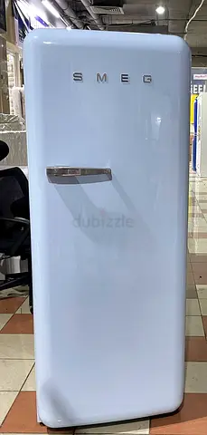 Smeg Retro Style Pastel Blue Fridge FAB28 Excellent Condition