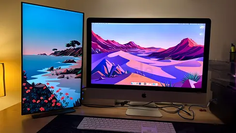 Apple iMac 27-inch with the latest MacOs Sequoia 15.7.7 Ram 64 storage 500 SSD