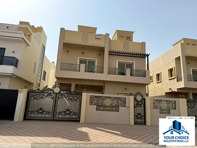 Luxury villa for sale in Al Helio 2, Ajman. Modern and elegant design with super deluxe finishes. Prime location close to all amenities. Spacious layo