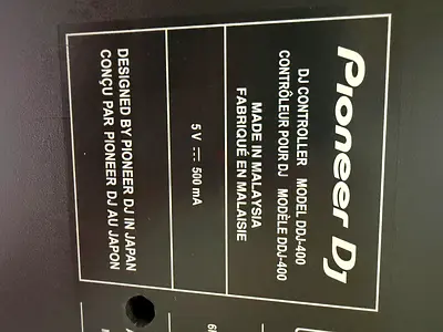 Pioneer DDJ-400 DJ Controller - Good Working Condition