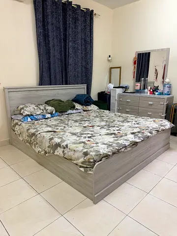 Danube King bed 180 x 200 - light grey wood