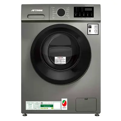 Aftron Washing Machine 7kg Front Load Silver