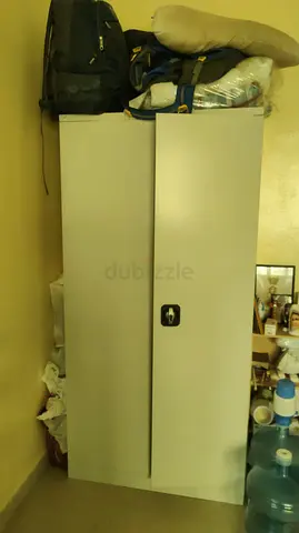 Metal Storage Cabinet / Wardrobe - Good Condition