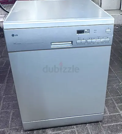 LG Freestanding Dishwasher - Silver, Good Working Condition