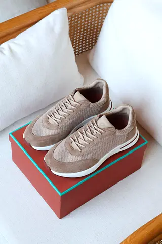 Loto Piana Mesh Casual Sneakers - Size Unspecified