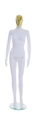 Modern Female Mannequin with white head