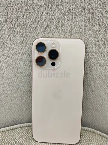 White Apple iPhone 16 Pro Max 256 (rear view) - Good condition
