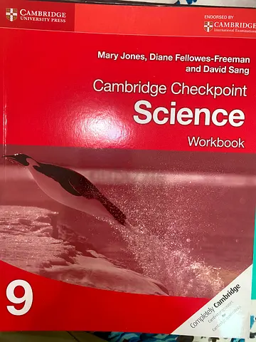 Cambridge Checkpoint Science Workbook 9 by Mary Jones, Diane Fellowes-Freeman  David Sang
