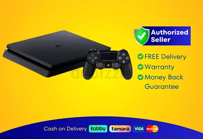 Sony PlayStation 4 - Slim - Black - 500GB | Brand New |  Warranty | FREE  Delivery