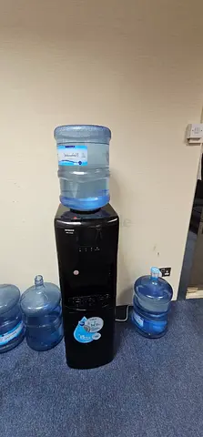 Standing Water Dispenser / Cooler with Bottles - Working Condition