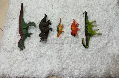 Set of 5 Small Dinosaur Figures - Used Toy Dinosaurs