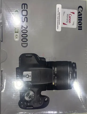 Canon EOS 2000D DSLR Camera with 18-55mm Lens — Good Condition
