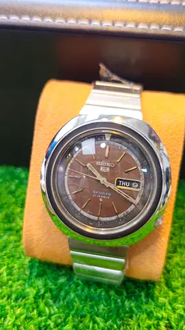 Seiko 5 Automatic Mens Watch - Vintage Brown Dial, Day-Date(Used)NO BOX NO PAPER