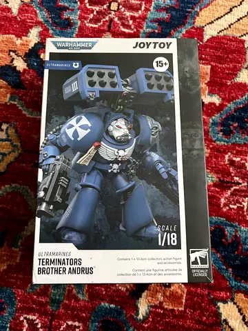 JoyToy Warhammer 40K: Ultramarines Terminators Brother Andrus 1:18 Scale Action Figure
