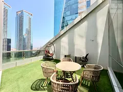 Fully Furnished Office for Rent in Regal Tower | Business Bay | Large Balcony