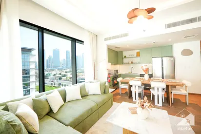 Stunning 2BR with Burj Khalifa View | Celadon 2, City Walk