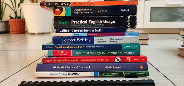 Collection of English Grammar,Writing and vocabulary Textbooks - Used Set