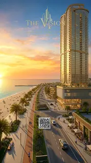 Bedroom Apartment with Sea View in Al Watan Tower | Prime Location on Ajman Corniche | First-Time Of