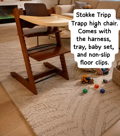 Stokke Tripp Trapp High Chair with Baby Set and Tray