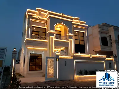 ALORA VILLAS Project Villa Code: ALORA V001 A luxurious independent classic villa with a natural stone façade, located in Al Helio 1 – Ajman.