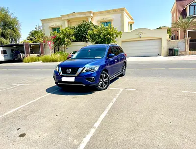 Fully Original Paint Nissan Pathfinder SL 2018, GCC Top Option, Radar, No Accident, Well Maintained