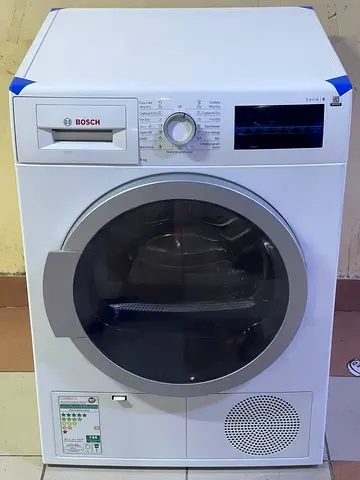 Bosch Series 6 Condenser Tumble Dryer 9kg Capacity - Front Load, White