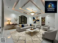 Classic villa, first occupancy, upscale corner lot on 3 streets, price includes water, electricity, 
