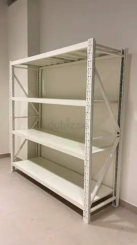 Metal Shelves Storage 200x60x200cm 4Levels/set