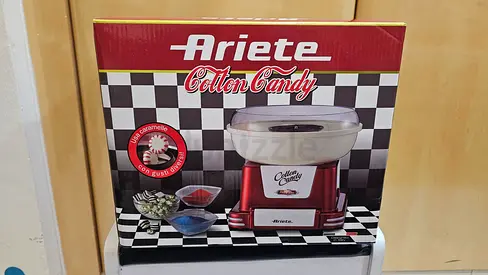 Ariete Cotton Candy Machine (new in box) - Home use cotton candy maker