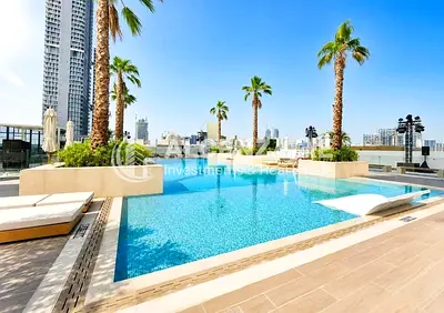 Studio with Balcony | High Floor | Pool View