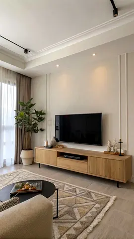 Modern Wooden Entertainment Center