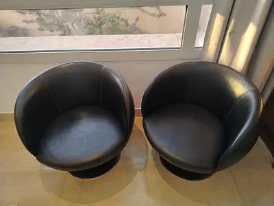 Chairs, table