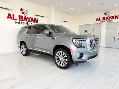 جي ام سي يوكون دينالي رمادي/ بيج 2021 (بن حمودة)