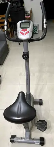 Upright Exercise Bike with LCD Console - Good Working Condition