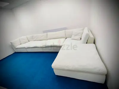 Still brand new marina home white cloud sofa