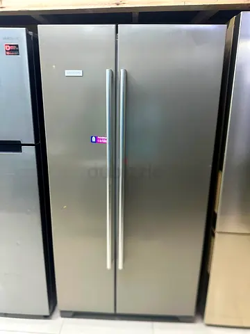 Side-by-side Stainless Steel Refrigerator – Good Working Condition
