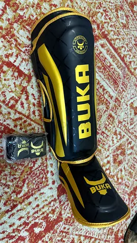Buka Martial Arts Shin Guards and Hand Wraps