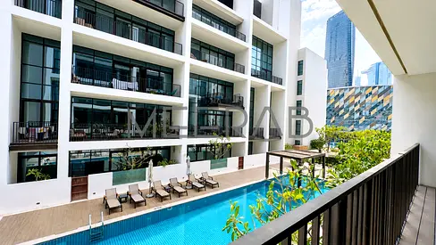 1 Bedroom for Rent | Pool View | Vacant | Unfurnished | Building 4A