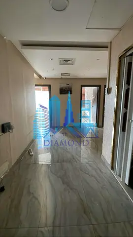 A big spacious clean office with open and beautiful view in Ajman Horizon Towers,Downtown for rent without parking.