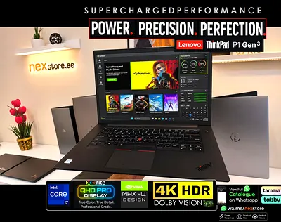 ThinkPad P1 Gen3 4K Edition - 10thGen i7 / i9 - NVIDIA Professional .x1 xps zbook precision p16 p15