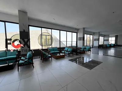 Luxury 2-bedroom apartment for annual rent in Al Rashidiya 1, Ajman. One month free, gym, swimming pool, water park, AED 55,000/year, 6 payments, AED